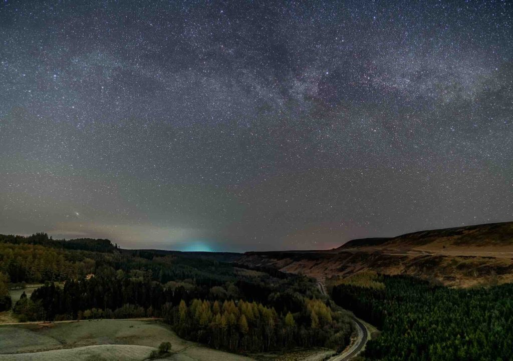 Stargazing in Yorkshire whilst camping or glamping. The perfect romantic experience.